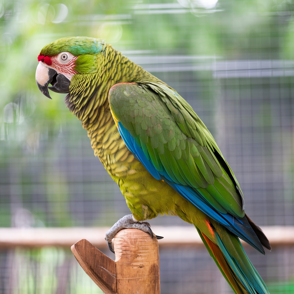 Why do parrots stand on one leg