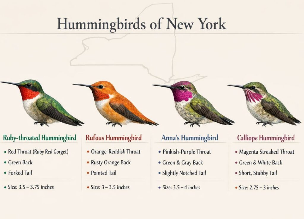 hummingbirds in New York