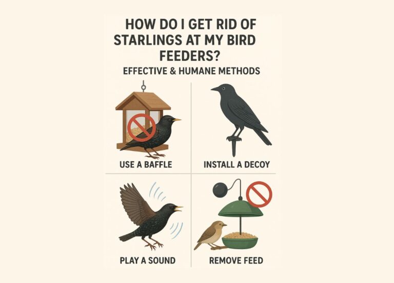 How Do I Get Rid Of Starlings At My Bird Feeders
